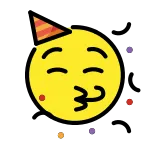 Partying Face SVG Icon